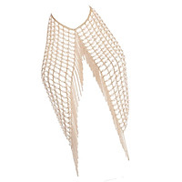 Fashion Design Women Body Belly Charm Chain Gold Pendant Necklace Accessory