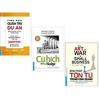 Sách - Combo Tinh hoa quản trị dự án + Cú hích + Binh pháp Tôn Tử trong kinh doanh - FirstNews