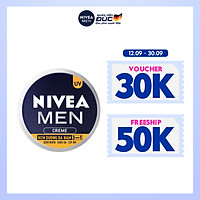 Kem Dưỡng Da Nam NIVEA MEN Creme 3in1 Giúp Giảm Nhờn, Sáng Da, Cấp Ẩm (30ml) - 83923