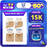 Combo 2 chai Sữa tắm dưỡng da St.Ives Yến mạch và Bơ 473ml
