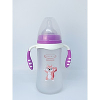 Bình sữa thủy tinh bọc silicon Gluck Baby 240ml