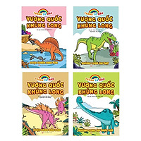 Bộ Sách Tranh Tô Màu Vương Quốc Khủng Long (Bộ 4 Cuốn)