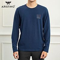 Áo thun nam dài tay Aristino ALT001W9 phom Casual Fit rộng rãi