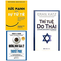 Combo 3 cuốn: Trí Tuệ Do Thái + Sức Mạnh Của Sự Tử Tế + Những Đòn Tâm Lý Trong Thuyết Phục ( Bộ sách tư duy-kỹ năng-thuyết phục hàng đầu)