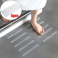 5Pcs Anti Slip Bath Grip Stickers Non-Slip Shower Strips Pad Floor Kit