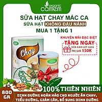 Chay - Dinh dưỡng từ 10 loại hạt dinh dưỡng-800gr 1 hộp-dùng cho người ăn chay, giảm cân, tiểu đường, người ăn kiêng vì bệnh.
