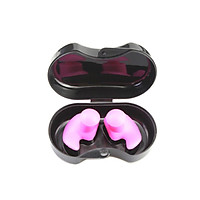 1 Pair Soft Silicone Ear Plugs Waterproof Noise Reduction Sleeping Swimming Study Work Earplugs Multicolor
