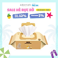 Combo 5/10 gói khăn giấy ướt hữu cơ cho trẻ sơ sinh và trẻ em với làn da nhạy cảm RICO Sensitive Baby Wet Wipes (80 tờ/gói) an toàn, không gây kích ứng