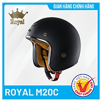 Nón bảo hiểm 3/4 cao cấp Royal M20C Thời trang, Cá tính, Bảo hành chính hãng 12 tháng