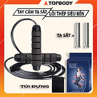 Dây nhảy thể thao, thể lực 2,9m lõi thép đàn hồi cao cấp chính hãng TOPBODY