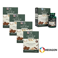 Combo MUA 4 TẶNG 1 Chocolate hỗ trợ Giảm Cân Slimming Care an toàn hiệu quả