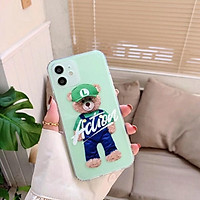 Case Ốp Lưng Teddy Trong Suốt Dành Cho Iphone 11, 11 Pro Max, 12, 12 Pro, 12 Pro Max