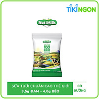 Nutimilk Sữa tươi 100 điểm Có đường 220ml