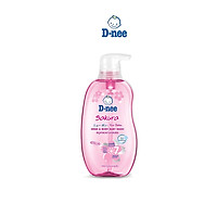 Tắm Gội Toàn Thân Baby Hồng D-Nee Dành Cho Bé Dưới 3 Tuổi (380ml)