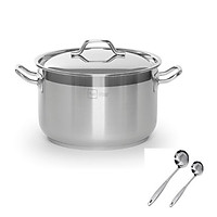 Nồi Inox 3 đáy inox 430 Fivestar bếp từ nắp inox tặng 2 vá canh