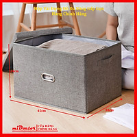 Hộp Vải Đựng Đồ Đa Năng TD3 – Túi Vải Thụy Điển Có Nắp Rời Sang Trọng, Đẳng Cấp miDoctor