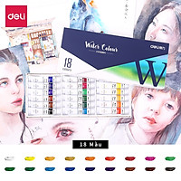 Màu Nước Dạng Tuýp Deli - 12 Màu/18 Màu/24 Màu - 73850 / 73851 / 73852