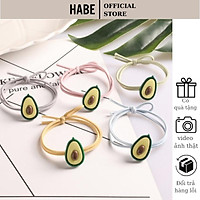 Dây buộc tóc quả bơ giá rẻ đẹp, chun buộc tóc cute , bền đẹp