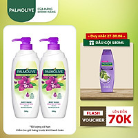 Bộ 2 Sữa tắm Palmolive mịn màng quyến rũ 100% chiết xuất từ phong lan 500g