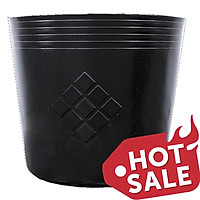 combo 100 Chậu nhựa trồng cây và ươm cây gióng miệng.đáy.cao 15x11x11 -77100