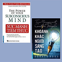 Combo Sách Kỹ Năng Sống - Kỹ Năng Làm Việc Thay Đổi Con Người: Khoảnh Khắc Người Sáng Tạo + Sức Mạnh Tiềm Thức (Tái Bản)