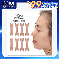 Miếng Dán Mũi Chống Ngáy Dễ Thở - Be (100 Cái)