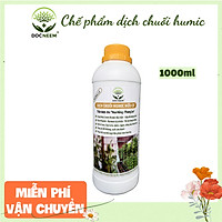 Phân bón hữu cơ dịch chuối DOCNEEM, phân bón cho phong lan, hoa hồng, cây cảnh kích rễ, kích kei, chồi, mầm, chai 1 lít