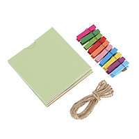 3'' Photo Picture Wall Hang Frame Clip Clamp String Rope 3 in 1 Compatible with Fujifilm Instax Mini8 Camera Accessories