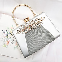 Clutch tiệc quai xách bọc da PU cao cấp thiết kế tinh xảo