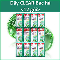 Dầu gội Clear Bạc hà Dây 12 gói
