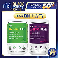 Thực phẩm bổ sung Amino Lean (70 lần dùng), Tỉnh táo - Phục hồi Năng Lượng & Kiểm Soát Cân Nặng (Tặng Bình Lắc)