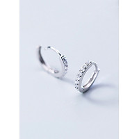 Bông Tai Nữ | Bông Tai Nữ Bạc Đơn Giản B2425 - Bảo Ngọc Jewelry