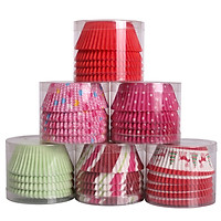 Khuôn Giấy Nướng Bánh Cupcake Jekero PVC (200 Cái - Màu Ngẫu Nhiên)