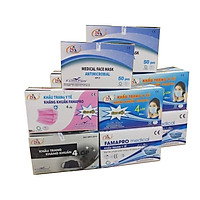 Combo 10 hộp khẩu trang y tế 4 lớp Nam Anh (Hộp 50 cái)