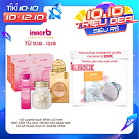 Combo cấp ẩm, làm sáng đẹp da InnerB Aqua Rich lọ 56 viên & nước uống Collagen (4 hộp x 6 chai)