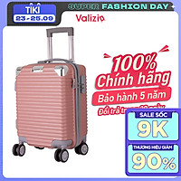 Vali kéo du lịch 841 nhựa ABS chịu lực tốt - Hồng