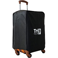 Áo trùm vali TRIP Vải không dệt màu đen