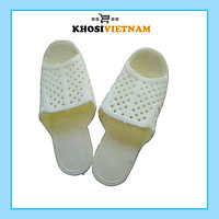 Dép tổ ong nam nữ huyền thoại siêu rẻ siêu êm màu trắng
