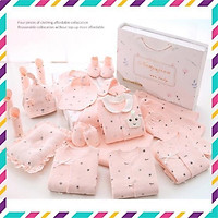 Set đồ sơ sinh 16 chi tiết cho bé 0-10 tháng