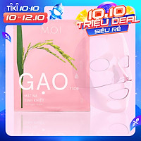 Mặt Nạ Gạo Trong Suốt M.O.I RICE HYDROGEL MASKS (3 Miếng/Hộp) Hồ Ngọc Hà