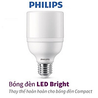 Bóng đèn PHILIPS LED Bright E27-Công suất (9W, 11W, 13W, 15W, 17W) ánh sáng vàng, ánh sáng trắng