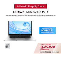 Máy Tính Xách Tay Laptop Huawei Matebook D15 (8GB/256GB) Share | Màn Hình HUAWEI Fullview | | HUAWEI Phím Nguồn Kết Hợp Bảo Mật Vân Tay | Hàng Chính Hãng