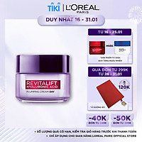 Kem dưỡng siêu cấp ẩm căng mịn da L'Oreal Paris Revitalift Hyaluronic Acid 50ml