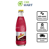 Schweppes Taste of Pomegranate 250ml - Nước ngọt có ga hương vị quả lựu SCHWEPPES 250ml