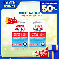 Combo 2 Hộp Viên Sụn Khớp Goodhealth Joint Active - Với UC2 Tái Tạo Và Duy Trì Sụn Khớp - Giúp Khớp Khỏe Dễ Dáng Vận Động – 100% Chính Hãng Từ New Zealand