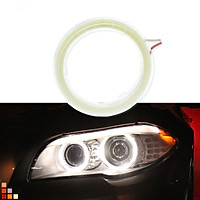 60/70/80/90/100/110/120mm 6000k Car Motorcycle Auto Super Bright Halo Rings Fog Cob Led Angel Eyes Headlight DRL Light Bulb Lamp