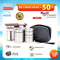 Bộ Hộp Cơm Giữ Nhiệt Lock&Lock LHC8016 (1150ml) - Hàng Chính Hãng