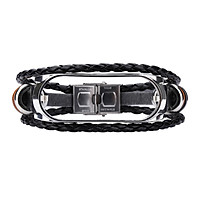 Wrist Strap Replacement for Xiaomi Mi Band 6/6 NFC Mi Band 5 Smart Watch Beaded Leather Cord Ethnic Style DIY Wristband