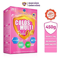 Sữa bột Colosmulti Pedia Gold hộp 28 gói x 16g chuyên biệt giúp bé ăn ngoan