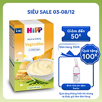 Bột ăn dặm dinh dưỡng Sữa, Ngũ cốc & rau củ tổng hợp HiPP Organic 250g